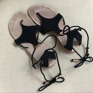 Trina Turk lace up sandals